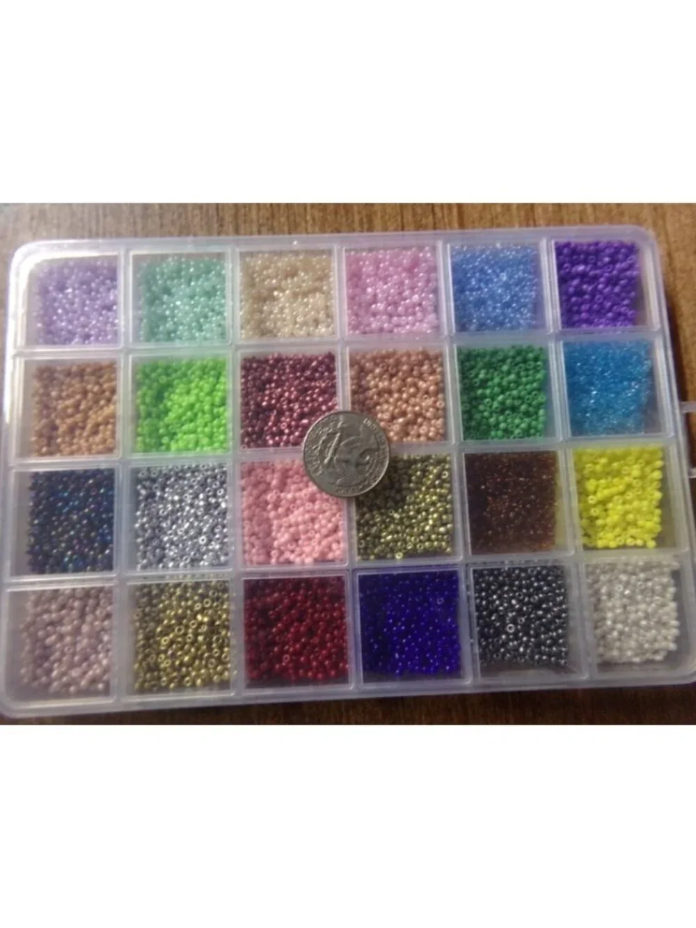 Mixed Color Seed Beads Set in Container Set #4